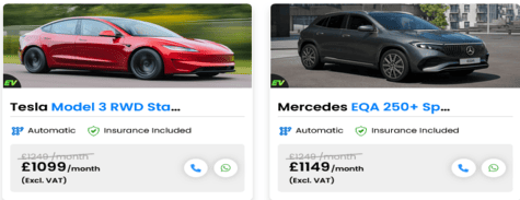 Selfdrive Electric Car Rental