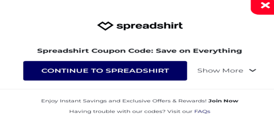 Copy Spreadshirt Promo