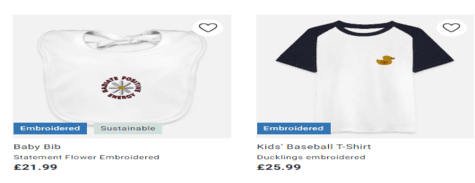 Spreadshirt Embroidery