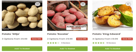 Suttons Potatoes, Garlic & Onions