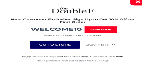 Copy The Double F Promo