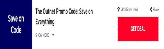 Promo The Outnet Code