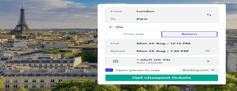 Trainline Popular Journey