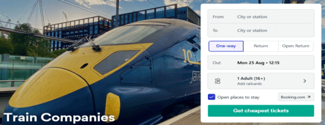 Trainline Train Companies