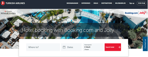 Turkish Airlines Book a Hotel