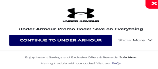 Copy Under Armour Promo