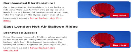 Virgin Balloon Flights London