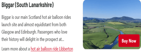 Virgin Balloon Flights Scotland