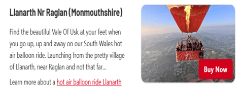 Virgin Balloon Flights Wales