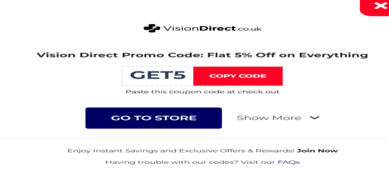 Copy Vision Direct Promo