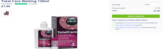 Vision Direct Product