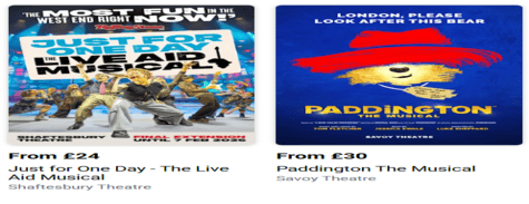 WeGotTickets West End Theatre