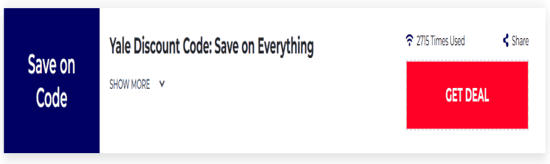 Promo Yale Code