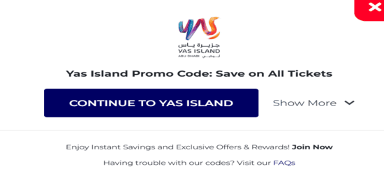 Copy Yas Island Promo