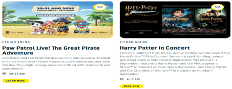 Yas Island Events