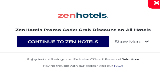 Copy Zen Hotels Promo